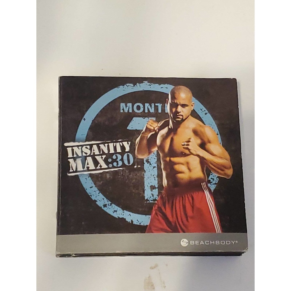 Beachbody Insanity Max 30 Workout Home Fitness 10 DVD Set Months 1 & 2